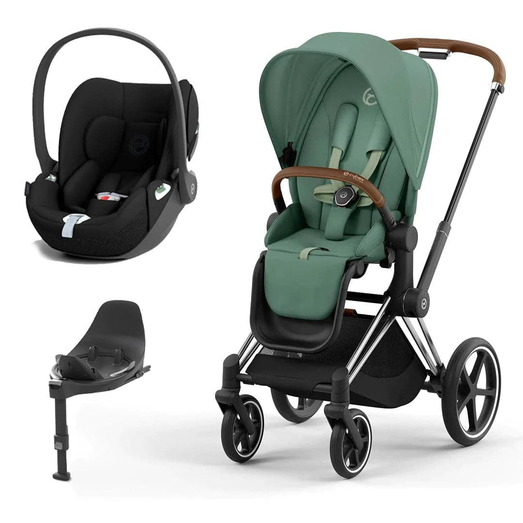 Cybex Priam Cloud T Travel System - Leaf Green   