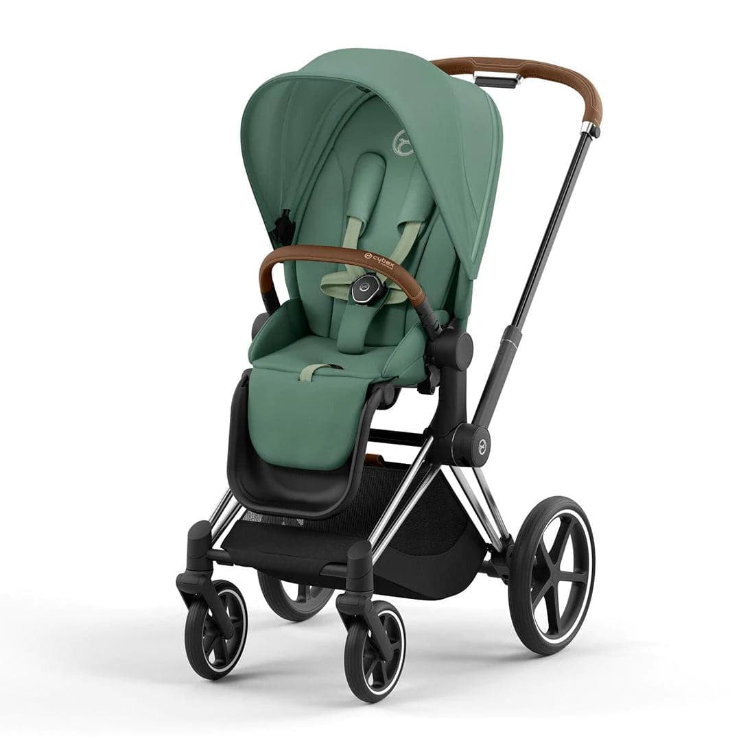 CYBEX Priam Pushchair - Leaf Green Leaf Green / Chrome & Brown No Carrycot 