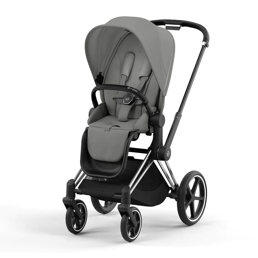 CYBEX Priam Pushchair - Mirage Grey - Mirage Grey / Chrome & Black / No Carrycot | For Your Little One