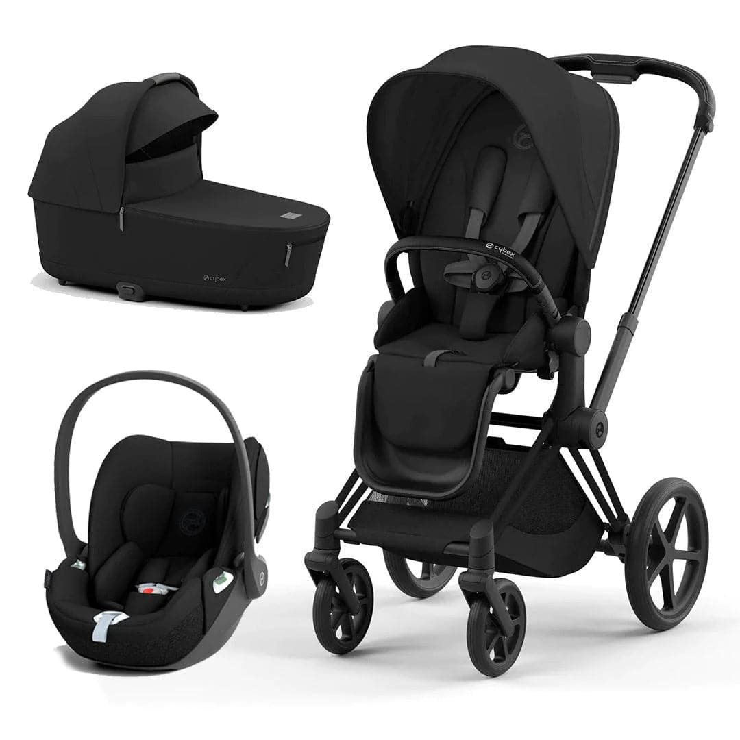 Cybex Priam Cloud T Travel System - Sepia Black Sepia Black / Matt Black Cloud T 