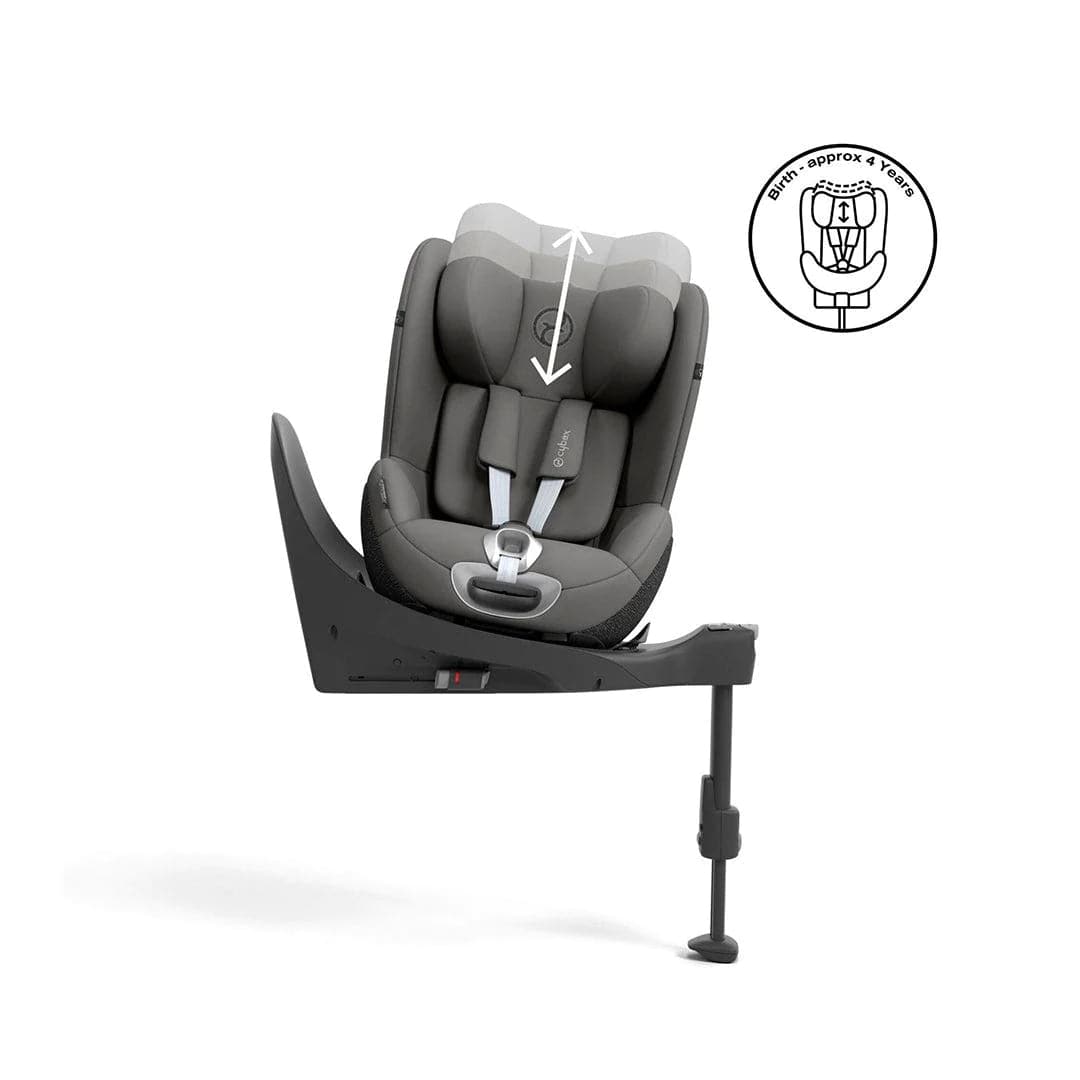 CYBEX Solution T i-Fix Child Car Seat, Mirage Grey / Dark Grey