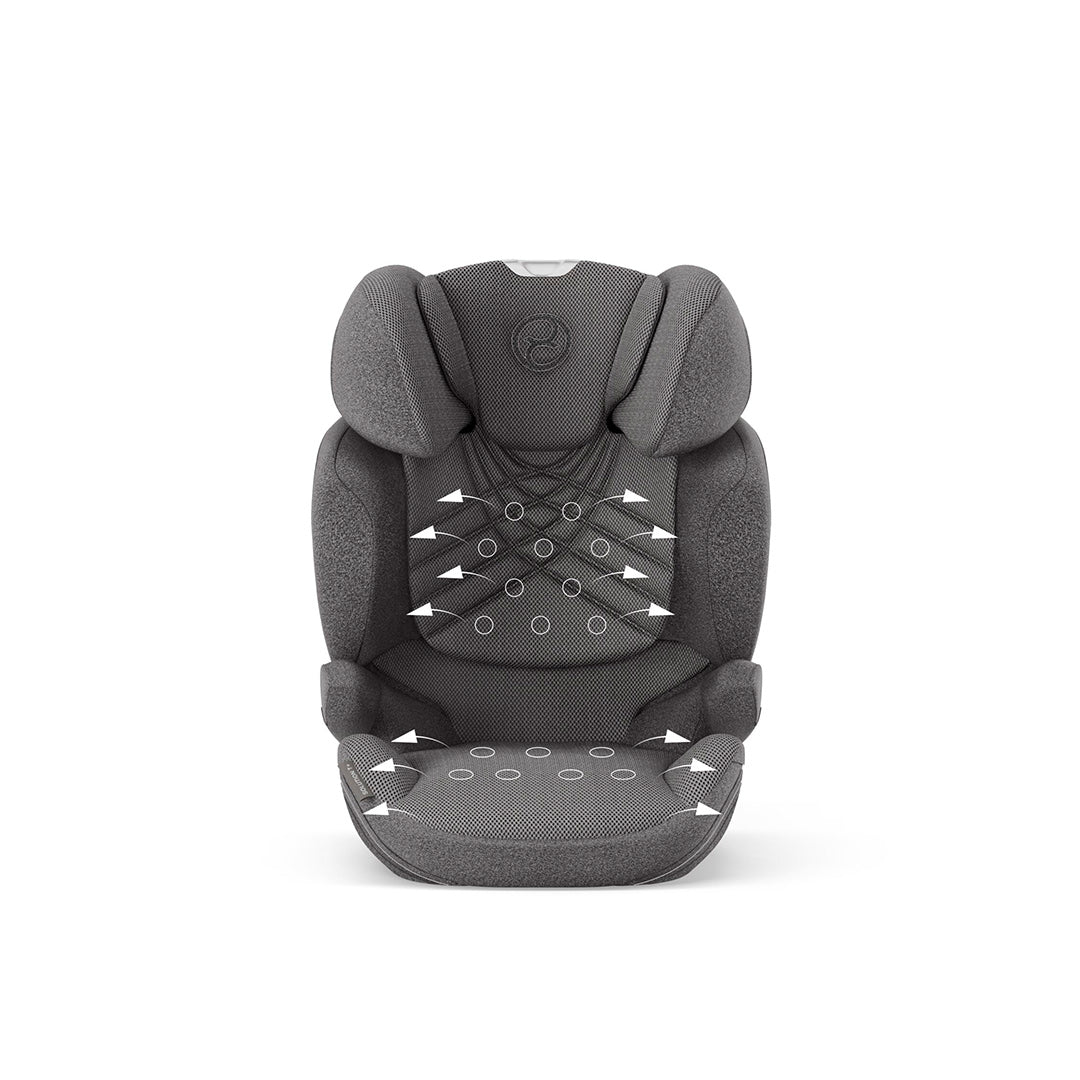 Cybex Solution T i-Fix Plus Car Seat - Mirage Grey -  | For Your Little One
