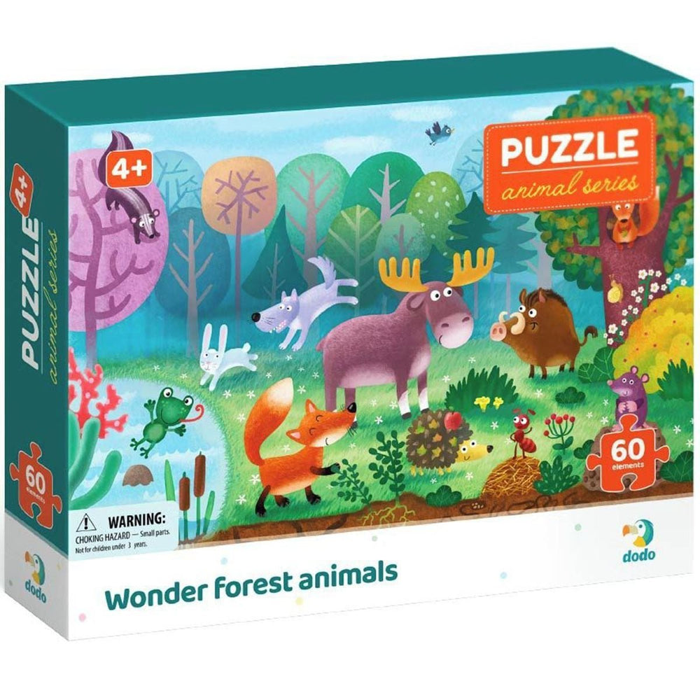 Dodo Wonder Forest Animals Jigsaw Puzzle – 60 Pieces - For Your Little One