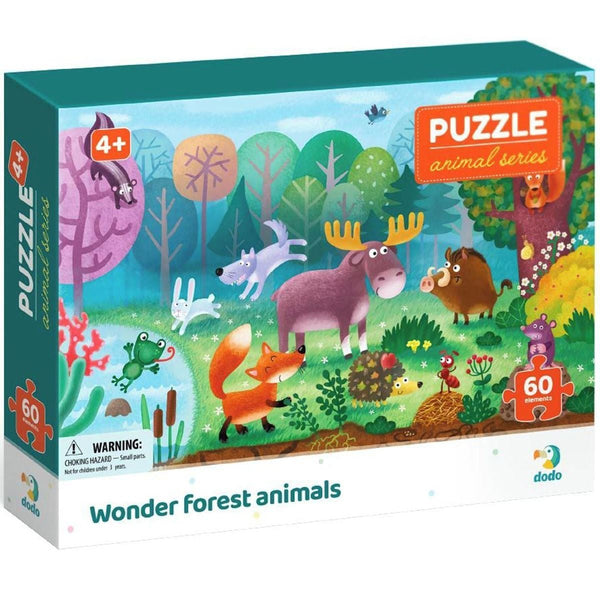 Dodo Wonder Forest Animals Jigsaw Puzzle – 60 Pieces - For Your Little One