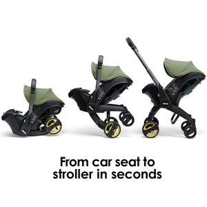 Doona i Car Seat & Stroller + ISOFIX Base - Desert Green - For Your Little One