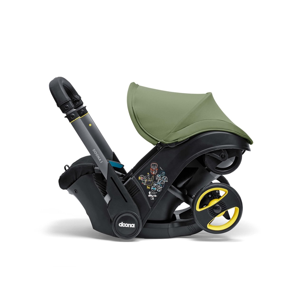 Doona i Car Seat & Stroller + ISOFIX Base - Desert Green - For Your Little One