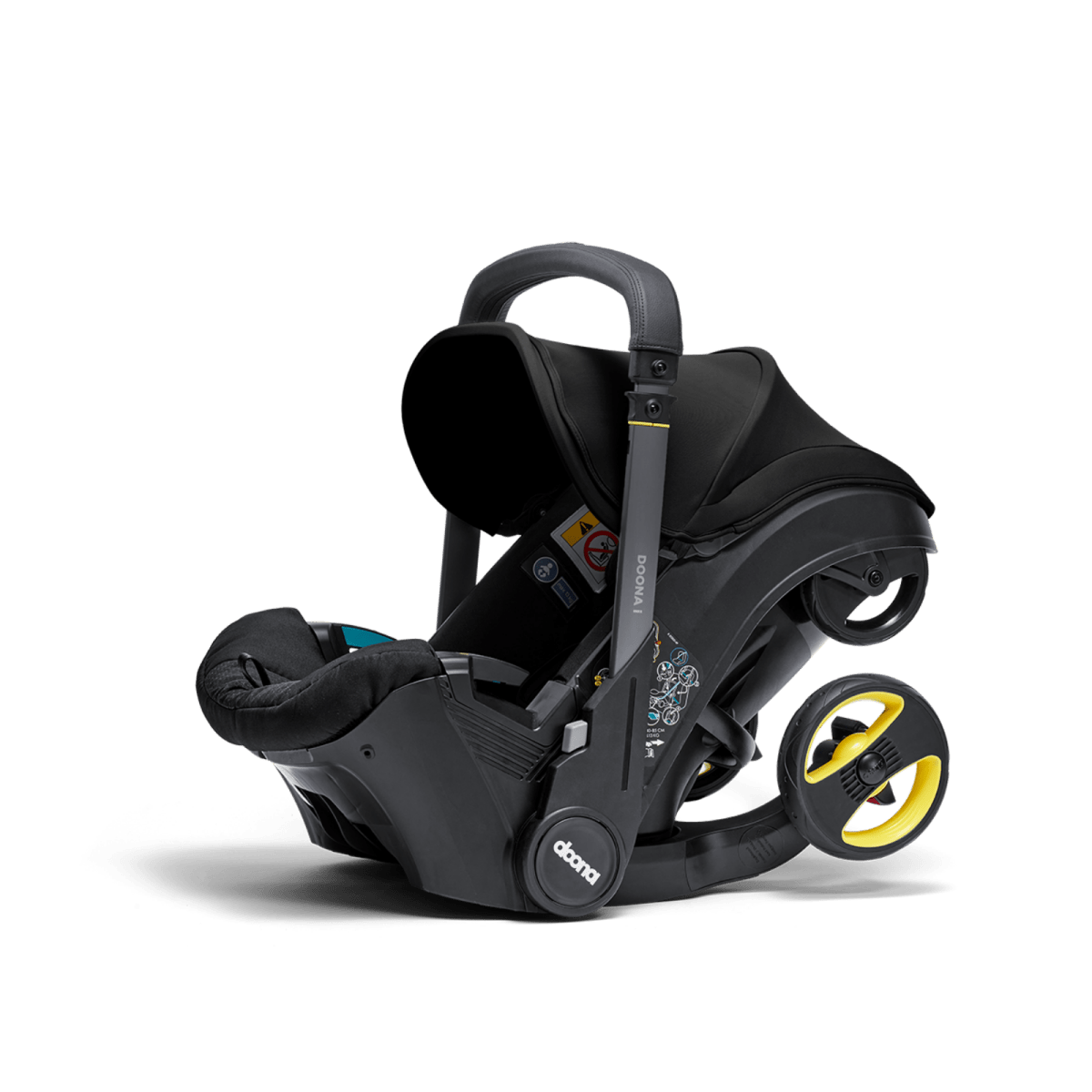 Doona i Car Seat & Stroller + ISOFIX Base - Nitro Black - For Your Little One