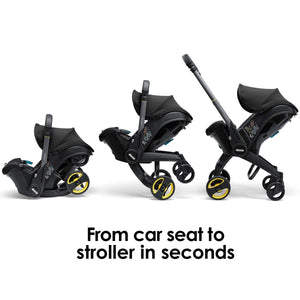 Doona i Car Seat & Stroller + ISOFIX Base - Nitro Black - For Your Little One