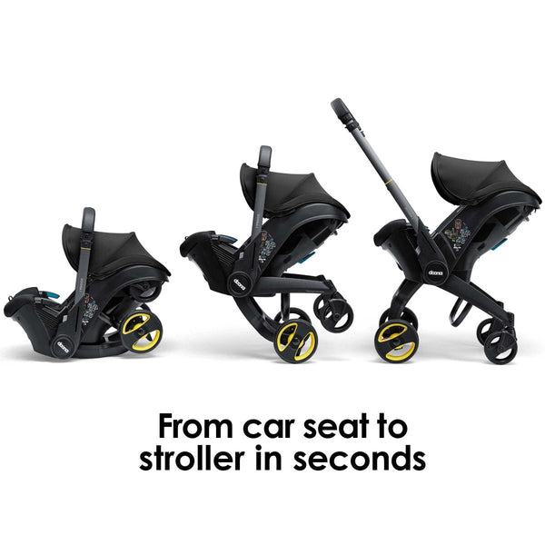 Doona i Car Seat & Stroller + ISOFIX Base - Nitro Black - For Your Little One