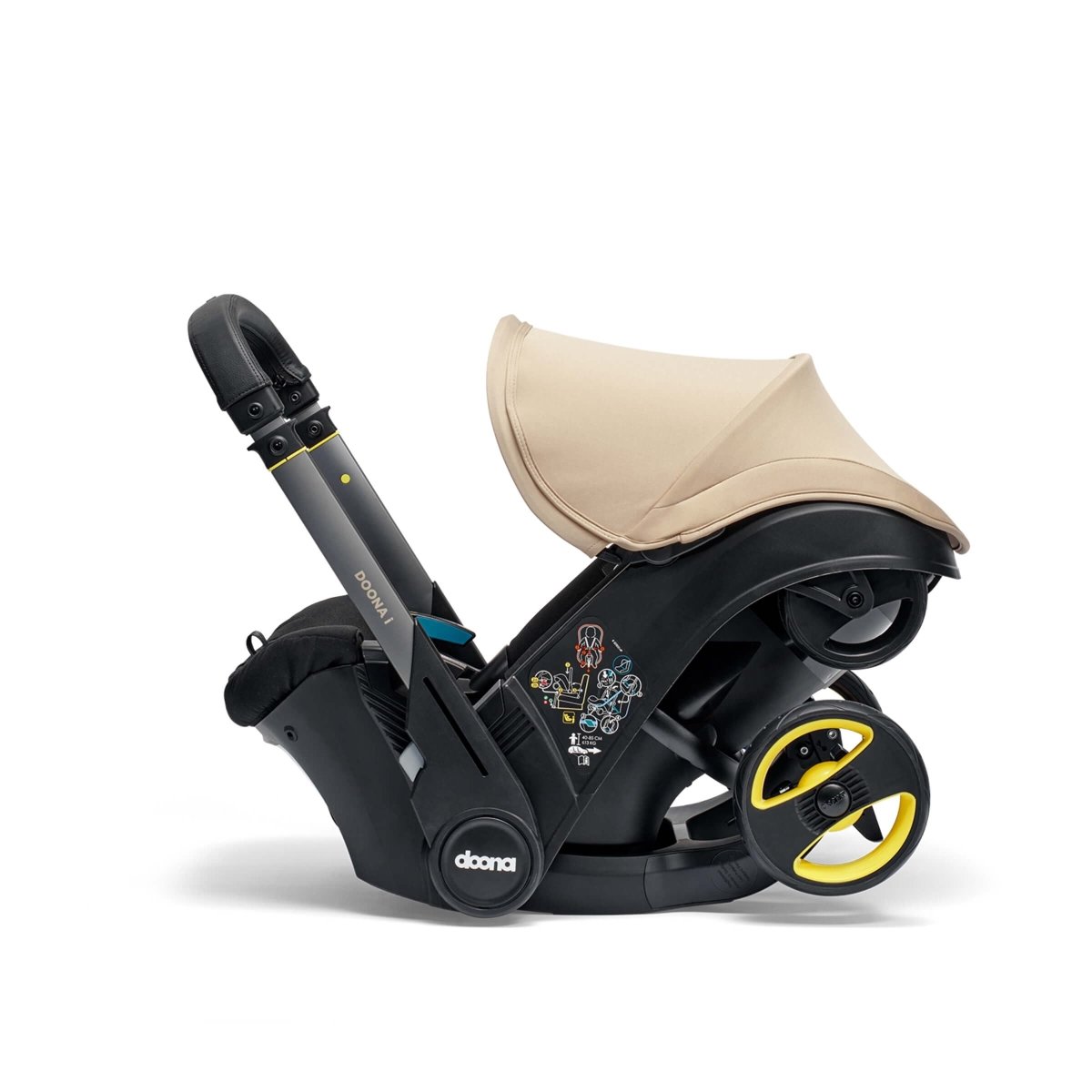 Doona i Car Seat & Stroller + ISOFIX Base - Sahara Sand - For Your Little One