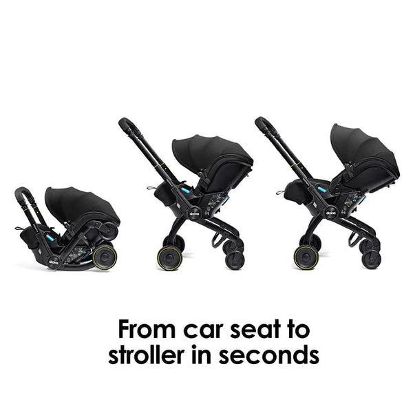 Doona X infant Car Seat & Stroller And Base - Nitro Black - For Your Little One