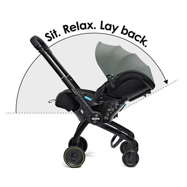 Doona X infant Car Seat & Stroller - Slate Green - For Your Little One