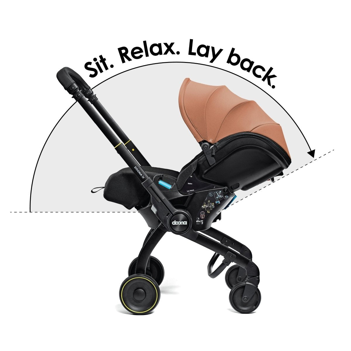 Doona X infant Car Seat & Stroller - Terracotta - For Your Little One