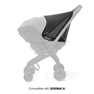 Doona X Sunshade Extension - Black - For Your Little One