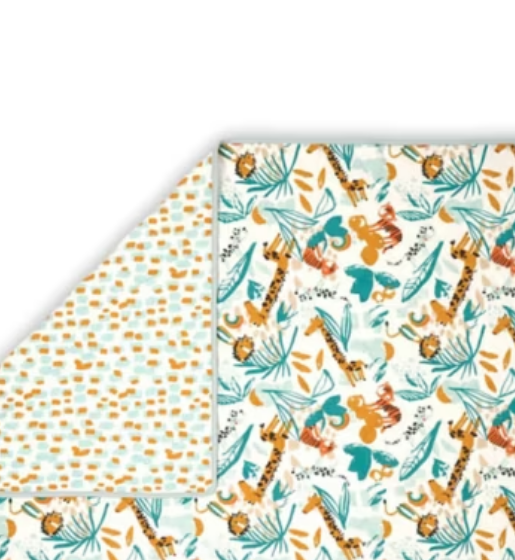 Tutti Bambini Cot/Cot Bed Coverlet - Run Wild - Clearance