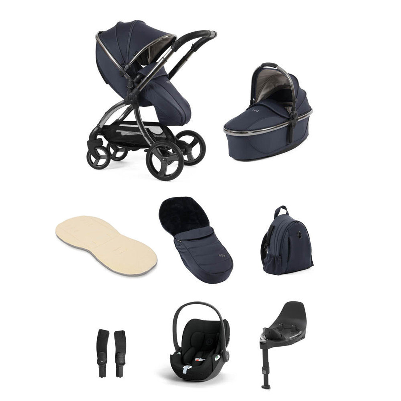 Egg® 3 Luxury Cloud T i-Size Travel System Bundle - Celestial   