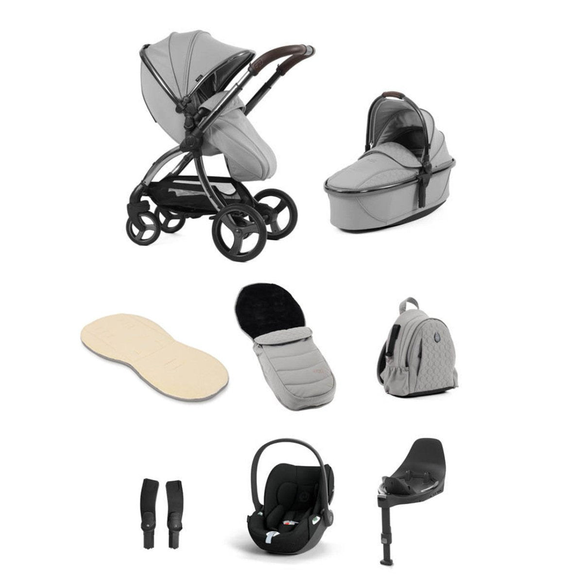 Egg® 3 Luxury Cloud T i - Size Travel System Bundle - Glacier - For Your Little One