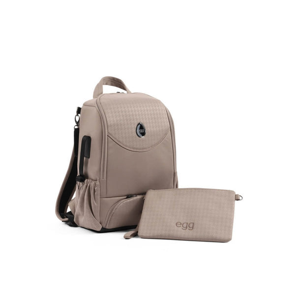 Egg® 3 Pushchair + Carrycot 2 in 1 Pram Special Edition - Houndstooth Almond - For Your Little One