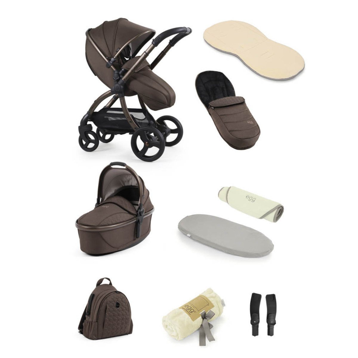 Egg® 3 Snuggle Package 2 In 1 - Chocolate Velvet - For Your Little One