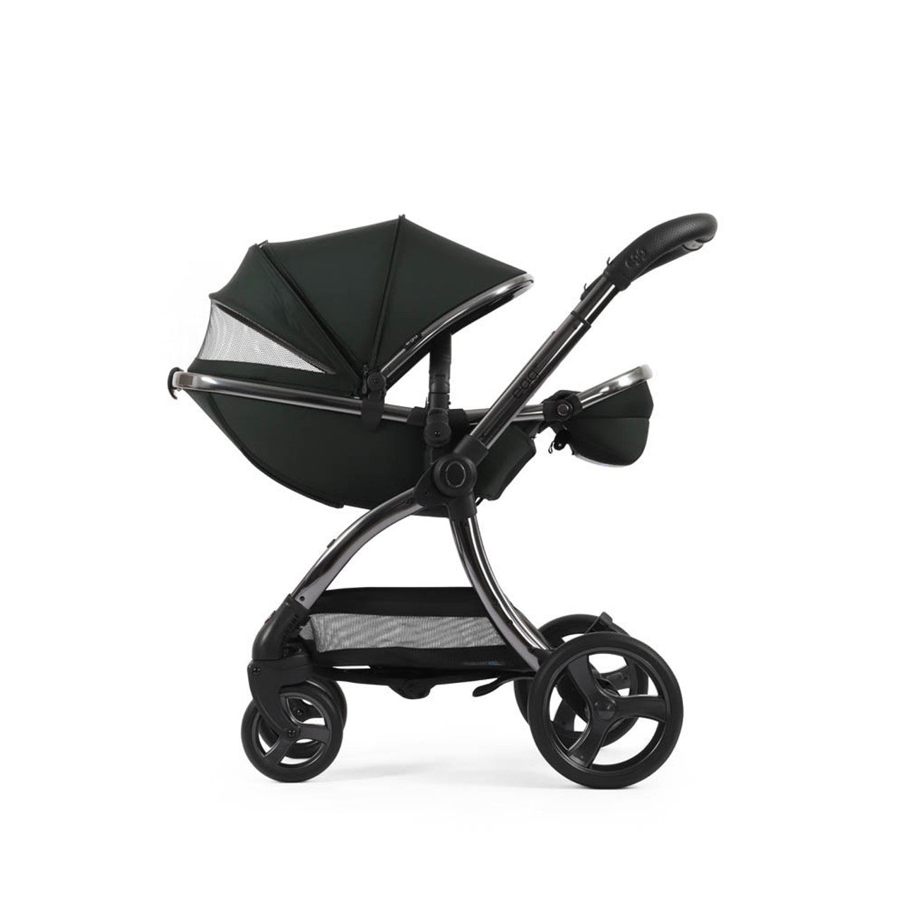 Egg® 3 Pushchair + Carrycot 2 in 1 Pram - Black Olive   