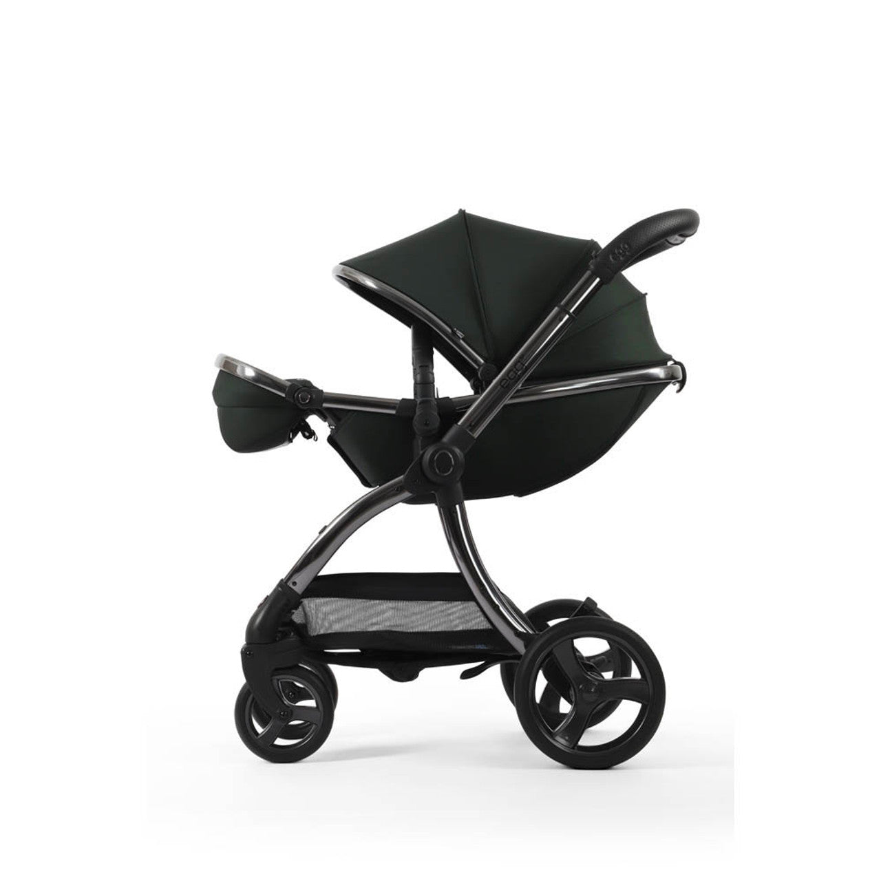 Egg® 3 Pushchair + Carrycot 2 in 1 Pram - Black Olive   