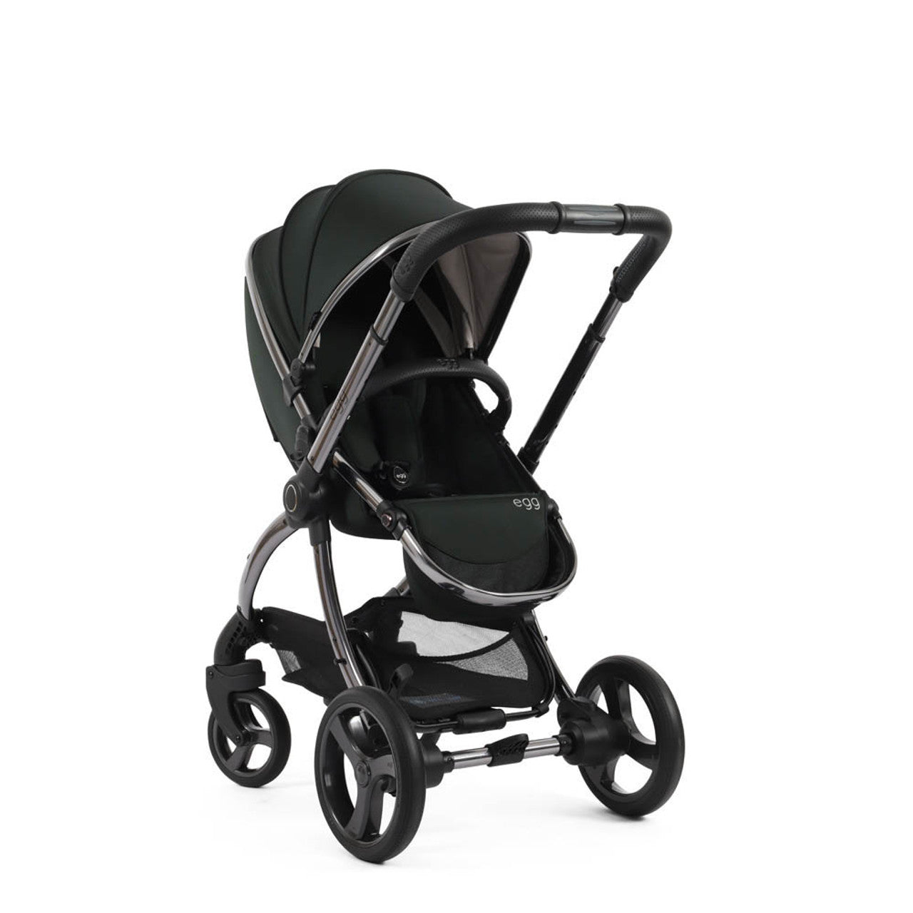 Egg® 3 Pushchair + Carrycot 2 in 1 Pram - Black Olive   