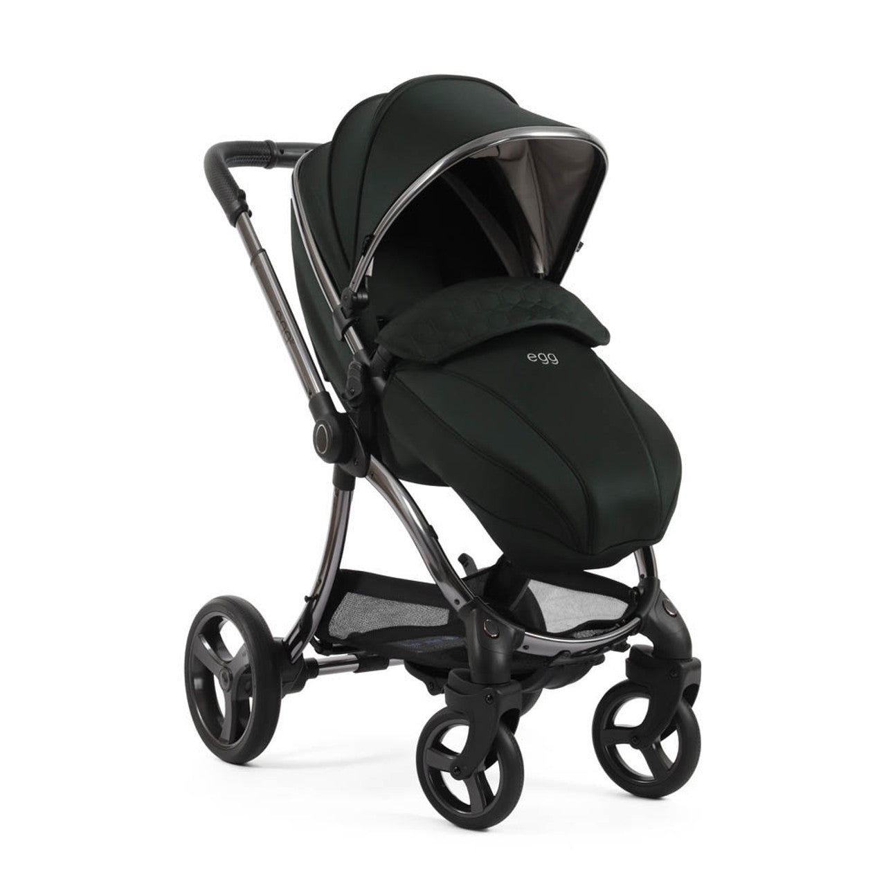 Egg® 3 Pushchair + Carrycot 2 in 1 Pram - Black Olive   