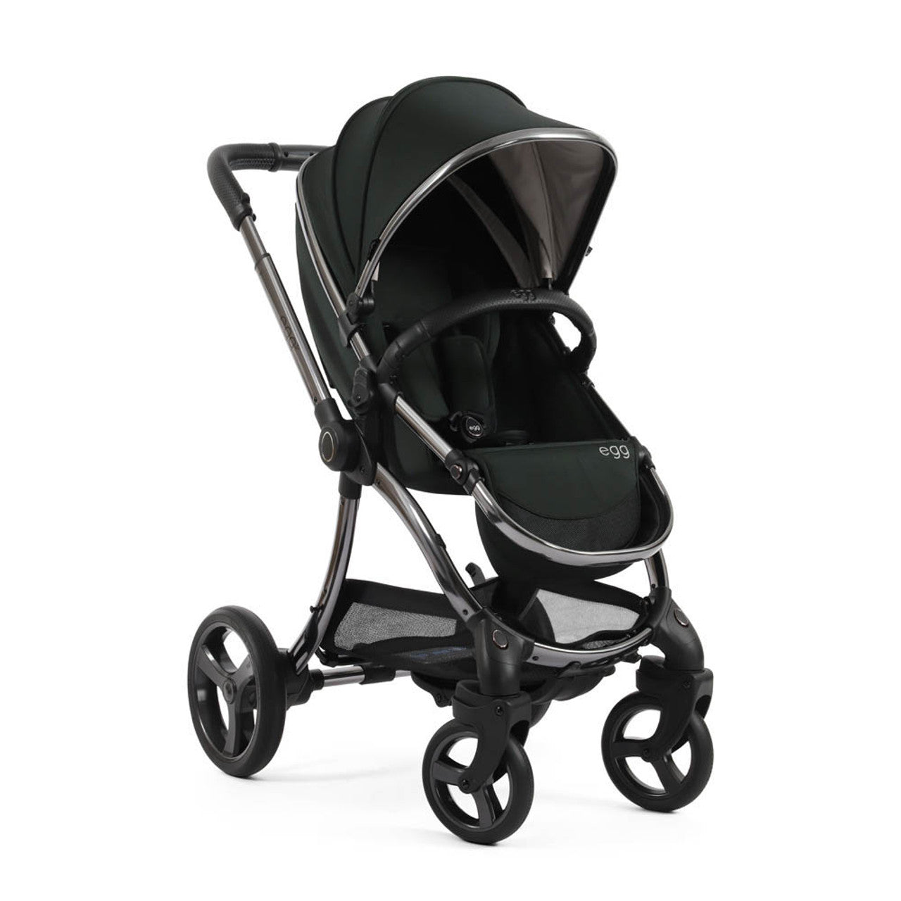 Egg® 3 Pushchair + Carrycot 2 in 1 Pram - Black Olive   