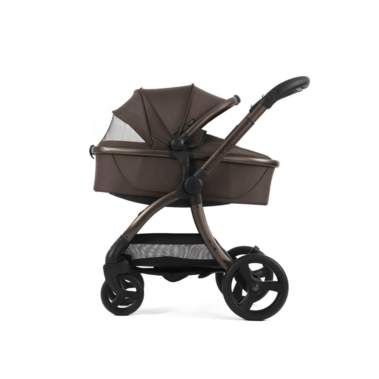 Egg® 3 Pushchair + Carrycot 2 in 1 Pram - Chocolate Velvet