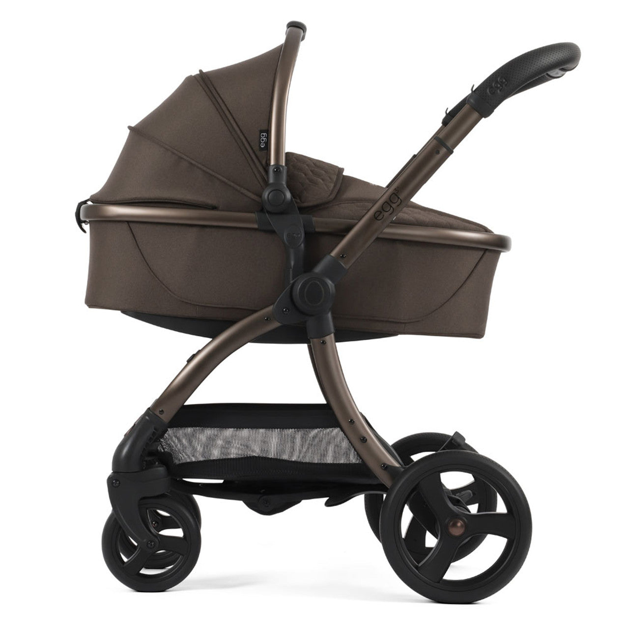 Egg® 3 Pushchair + Carrycot 2 in 1 Pram - Chocolate Velvet