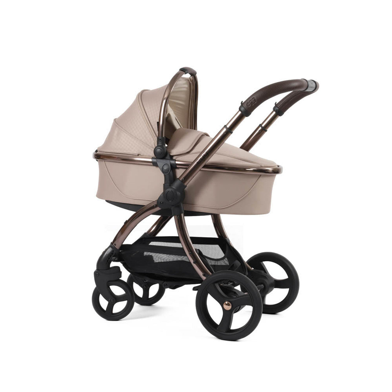 Egg® 3 Pushchair + Carrycot 2 in 1 Pram Special Edition - Houndstooth Almond   