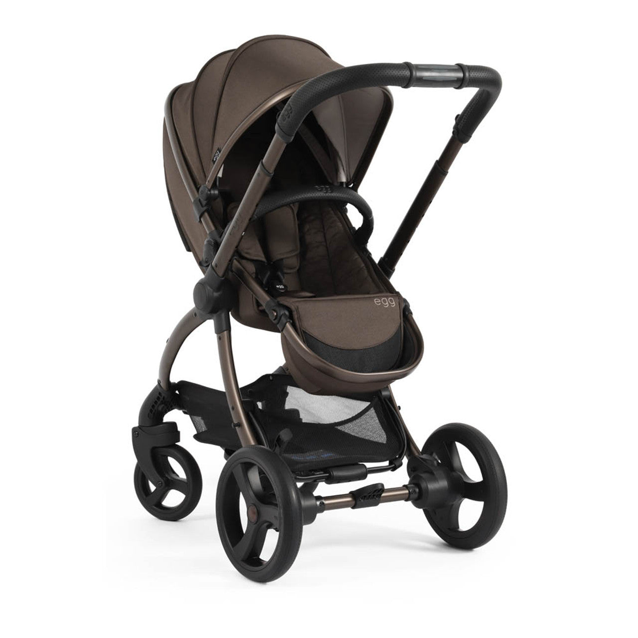 Egg® 3 Pushchair + Carrycot 2 in 1 Pram - Chocolate Velvet