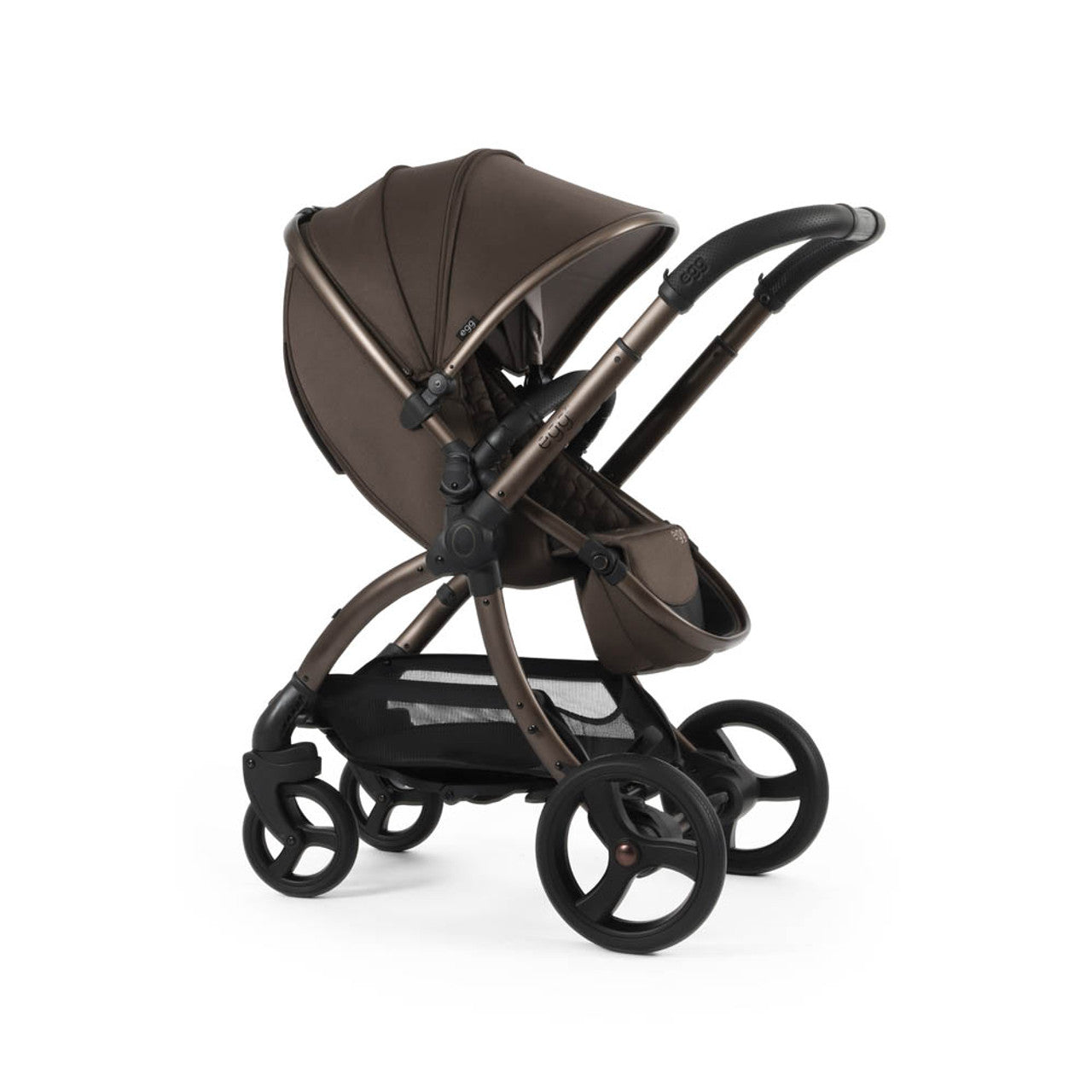 Egg® 3 Pushchair + Carrycot 2 in 1 Pram - Chocolate Velvet