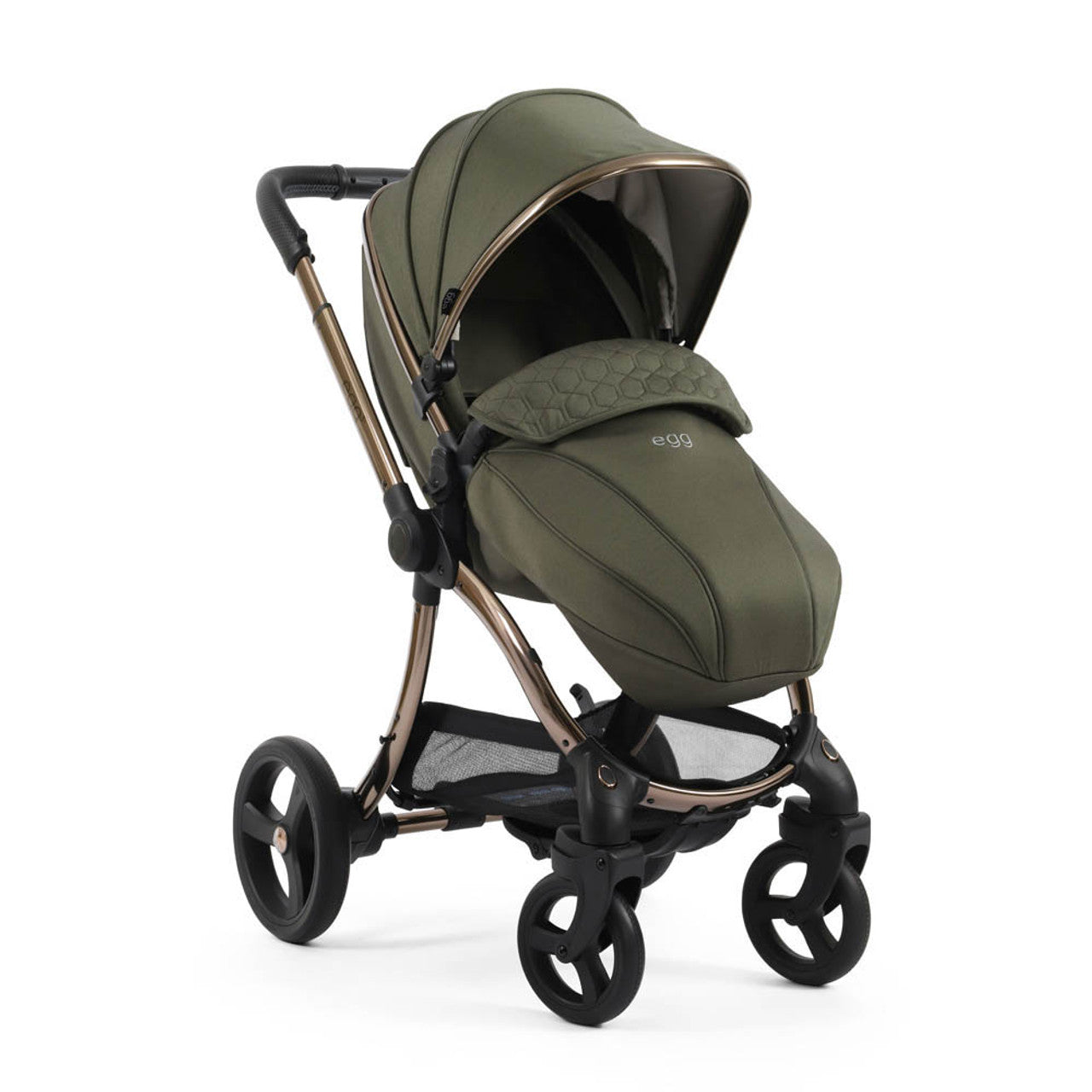 Egg® 3 Pushchair + Carrycot 2 in 1 Pram - Hunter Green   