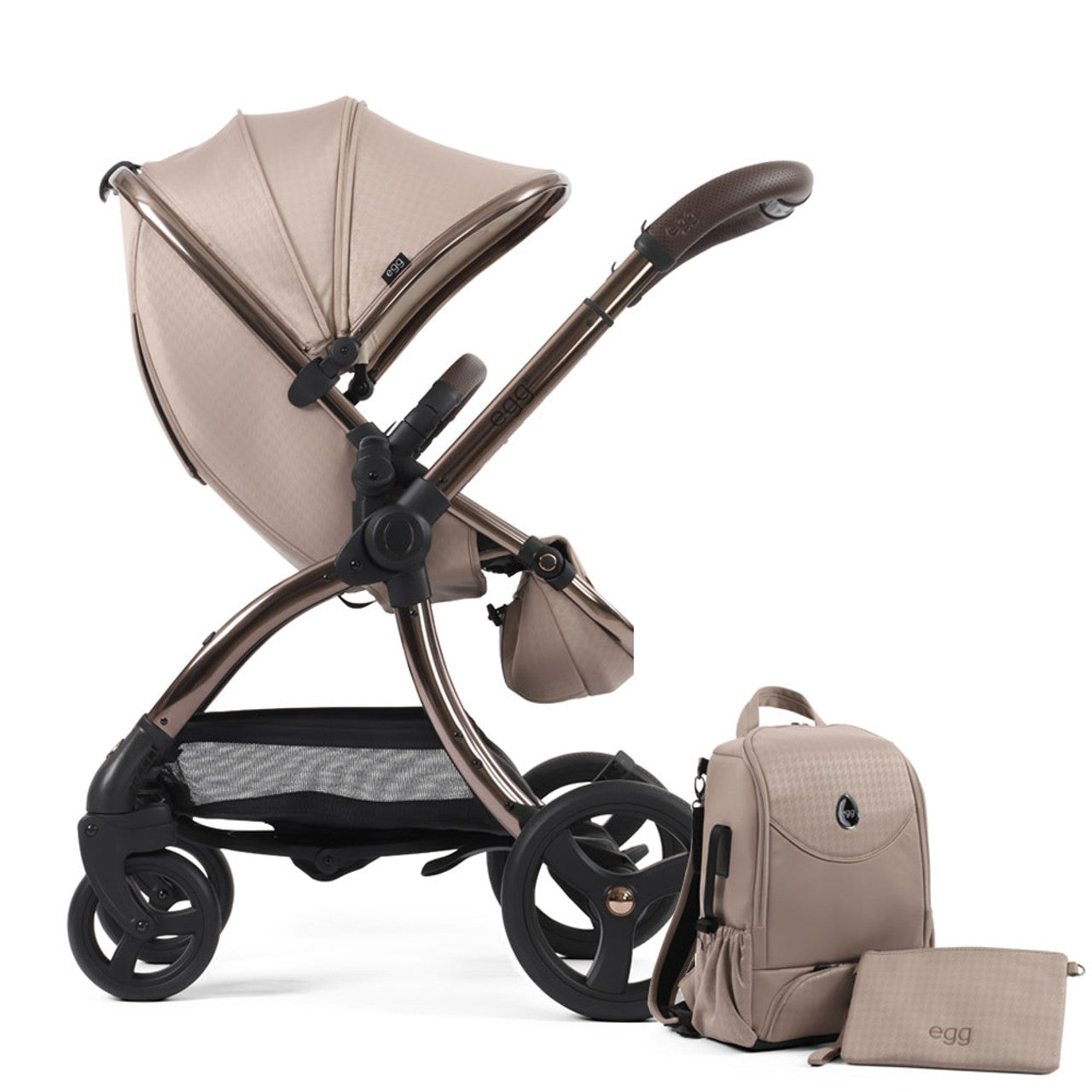 Egg® 3 Pushchair With Seat Liner Special Edition - Houndstooth Almond -  | For Your Little One