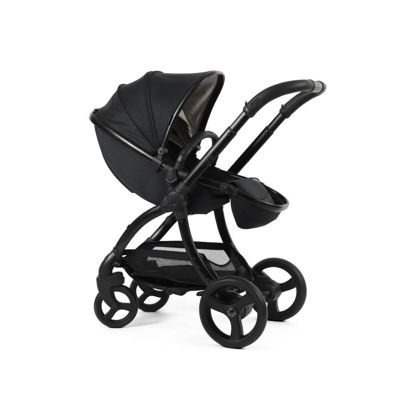 Egg® 3 Pushchair + Carrycot 2 in 1 Pram Special Edition - Houndstooth Black   