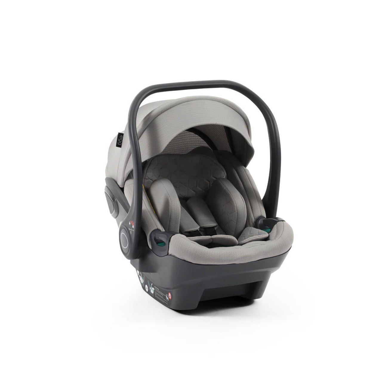 Egg Shell I-Size Newborn Car Seat - Glacier   