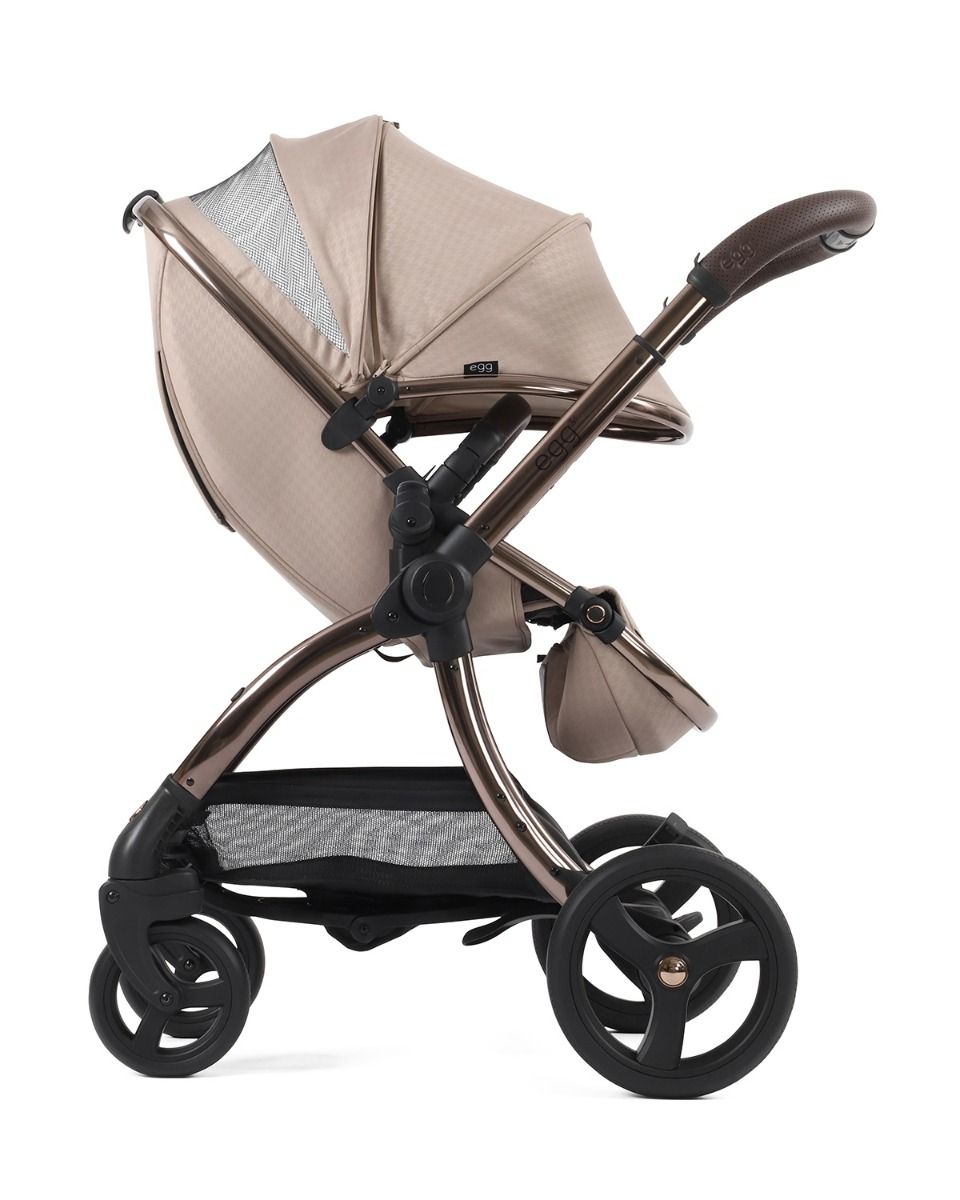 Egg® 3 Luxury Shell i-Size Travel System Bundle - Houndstooth Almond -  | For Your Little One