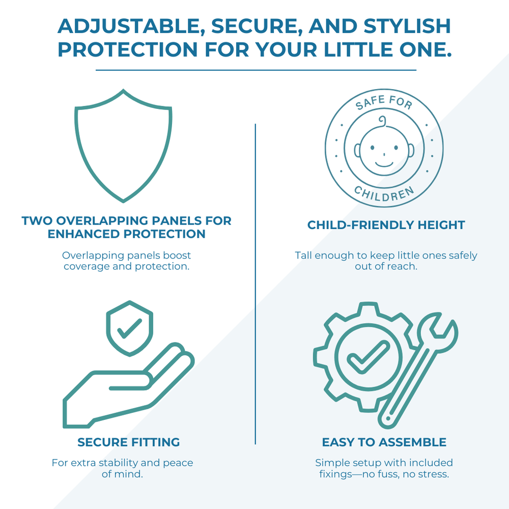 Extendable Baby Fireguard - For Your Little One