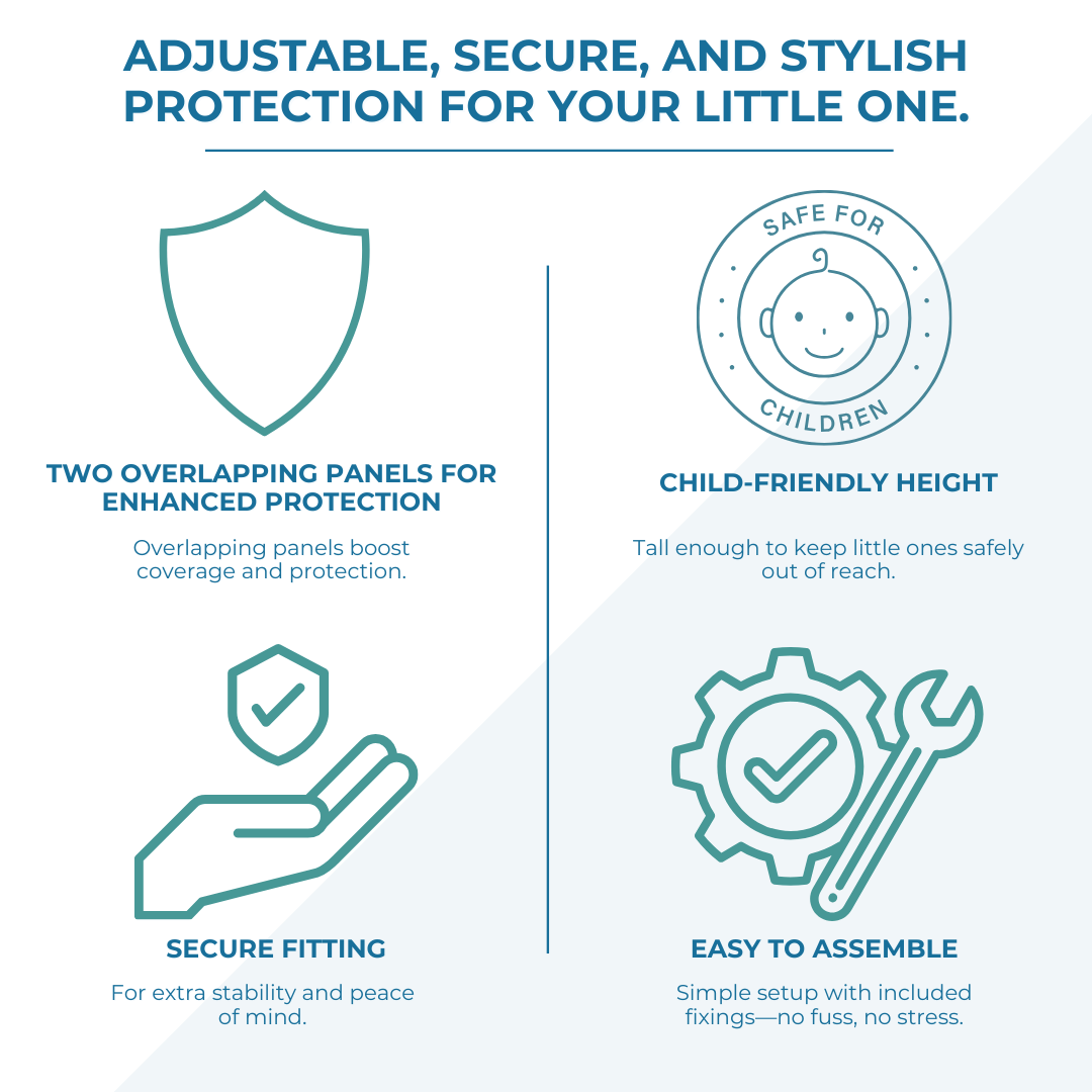 Extendable Baby Fireguard - For Your Little One