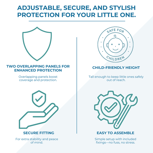 Extendable Baby Fireguard - For Your Little One