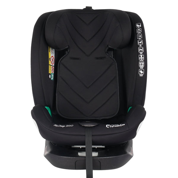 For Your Little One AllStage 360 0/1/2/3 Car Seat - Midnight Black (Birth - 12 Years) - For Your Little One