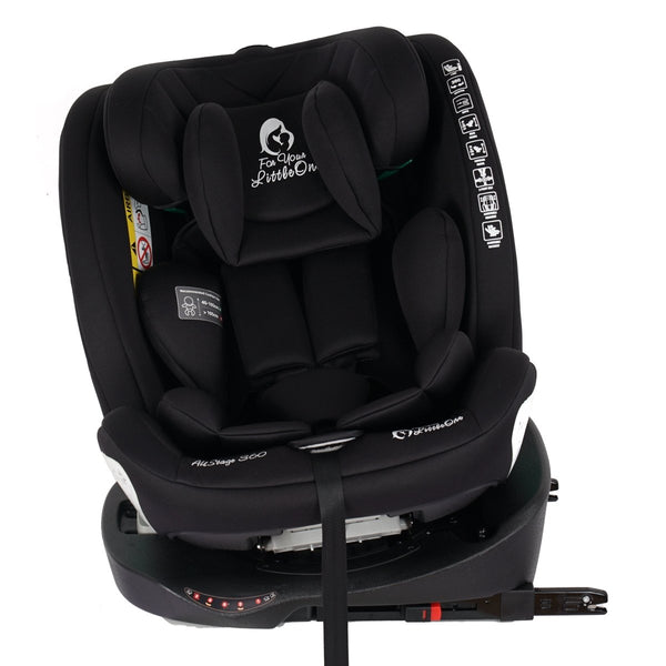 For Your Little One AllStage 360 0/1/2/3 Car Seat - Midnight Black (Birth - 12 Years) - For Your Little One
