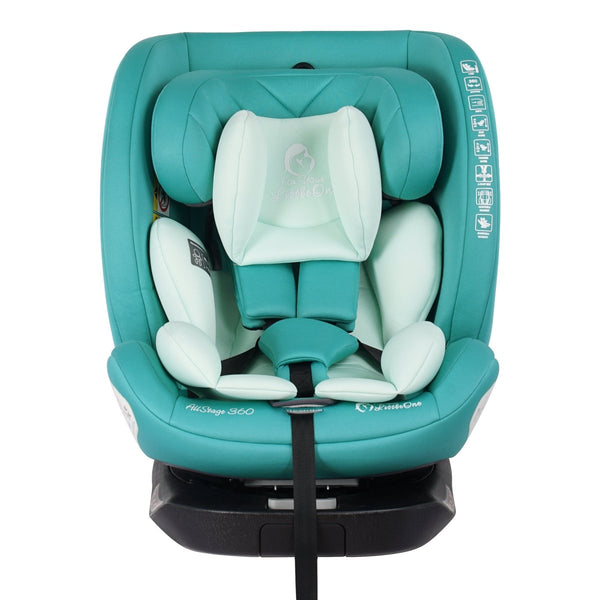 For Your Little One AllStage 360 0/1/2/3 Car Seat - Sage Teal (Birth - 12 Years) - For Your Little One