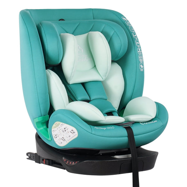 For Your Little One AllStage 360 0/1/2/3 Car Seat - Sage Teal (Birth - 12 Years) - For Your Little One