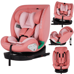 For Your Little One AllStage 360 0/1/2/3 ISOFIX I - Size Car Seat - Blush Rose (Birth - 12 Years) - For Your Little One
