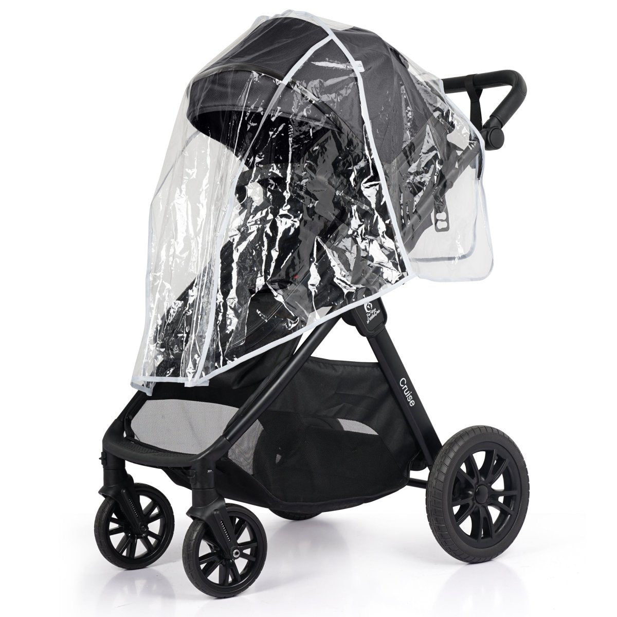 For Your Little One Cruise 3 In 1 Travel System With i - Size Car holder Seat - Eclipse Black (Free Cup / Seat Liner Included - Grade A (Clearance) - For Your Little One