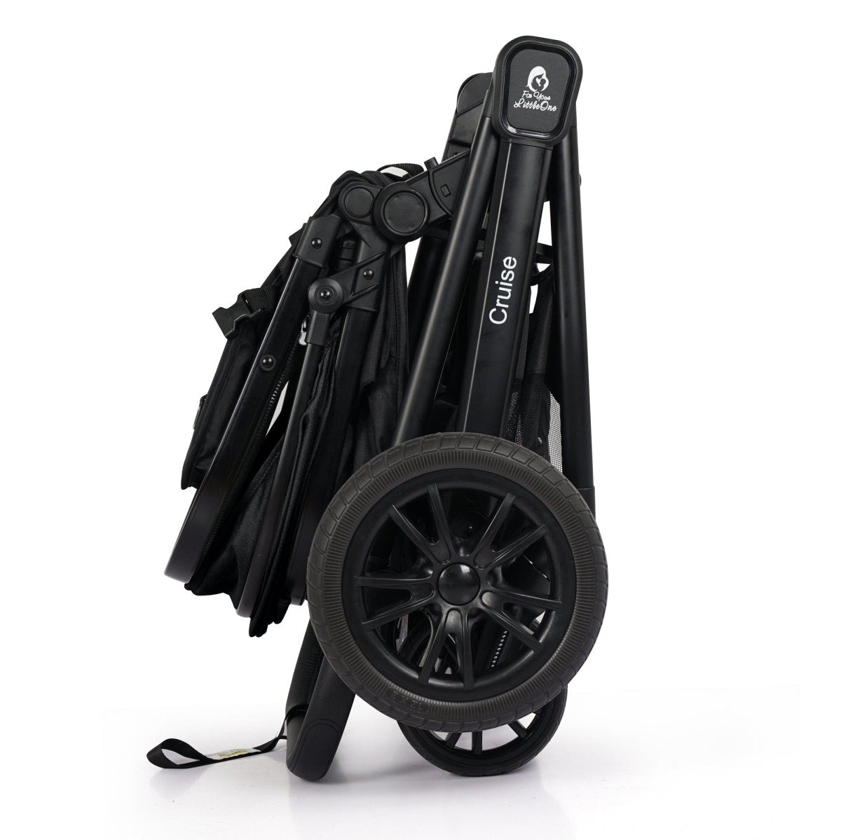 For Your Little One Cruise 3 In 1 Travel System With i - Size Car holder Seat - Eclipse Black (Free Cup / Seat Liner Included - Grade A (Clearance) - For Your Little One