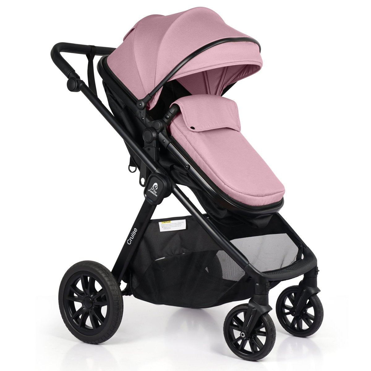 For Your Little One Cruise 3 In 1 Travel System With i - Size Car Seat - Blush Rose - For Your Little One