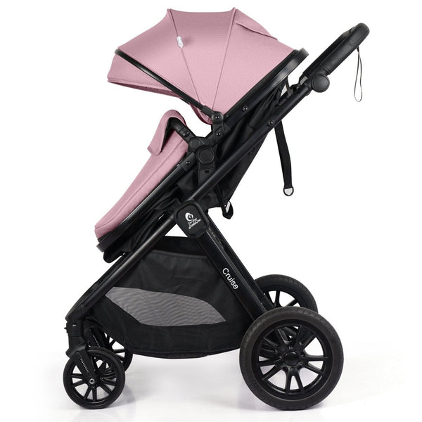 For Your Little One Cruise 3 In 1 Travel System With i - Size Car Seat - Blush Rose (Free Cupholder And Seat Liner Included!) - For Your Little One